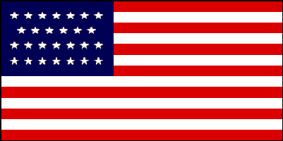 US Flag 1845