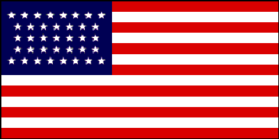 US Flag 1867