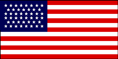 US Flag 1908